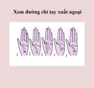 Xem đường chỉ tay xuất ngoại chính xác nhất